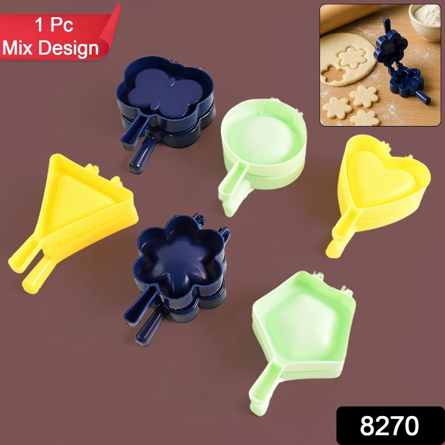 Plastic Snack Mould – Assorted Shapes for Creative Baking