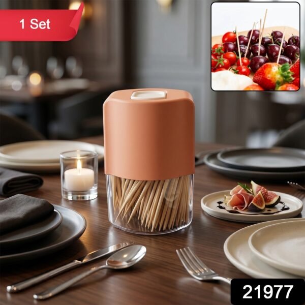 Toothpick Dispenser – Hygienic One-at-a-Time Pop-Up Design