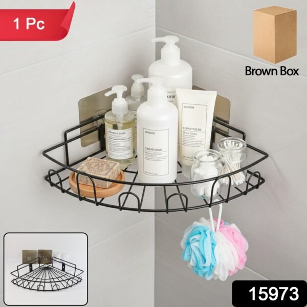 21fbce6e-7f5d-4c4b-9c6b-ce012e59d7e8 Wall-Mounted Corner Bathroom Storage Rack – Space-Saving Organizer