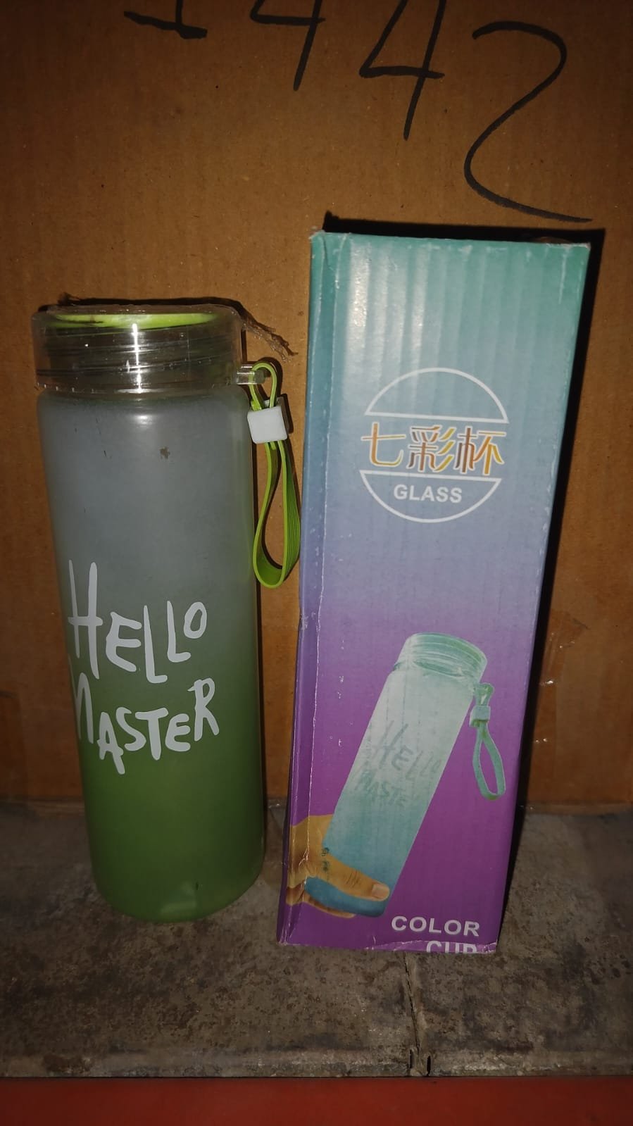 Glass Water Bottle – 350 ML Motivational | Own Hydrate