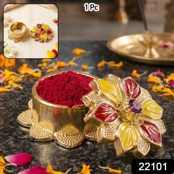 Kankavati Kumkum Box – Elegant Traditional Storage for Pooja