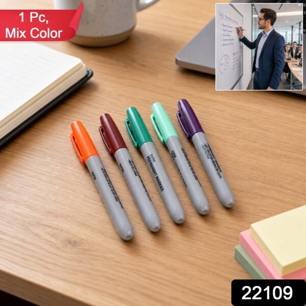Permanent Marker – Waterproof, Quick-Dry Multicolor Writing Pen