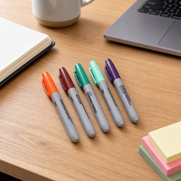 Permanent Marker – Waterproof, Quick-Dry Multicolor Writing Pen