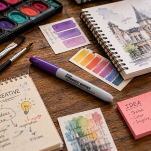 Permanent Marker – Waterproof, Quick-Dry Multicolor Writing Pen