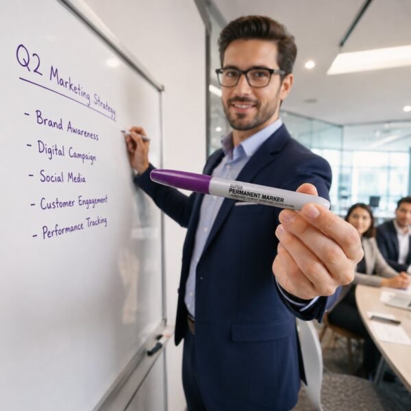 Permanent Marker – Waterproof, Quick-Dry Multicolor Writing Pen
