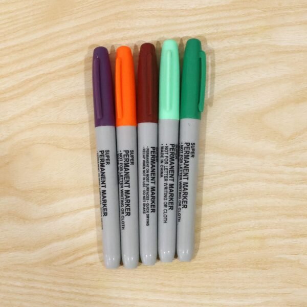 Permanent Marker – Waterproof, Quick-Dry Multicolor Writing Pen