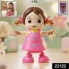 Dancing Girl Musical Light Toy – Kids' Entertaining Rotation and Music