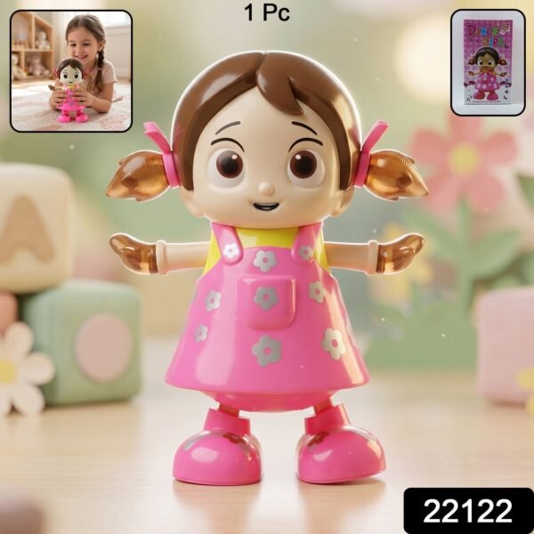 Dancing Girl Musical Light Toy – Kids' Entertaining Rotation and Music