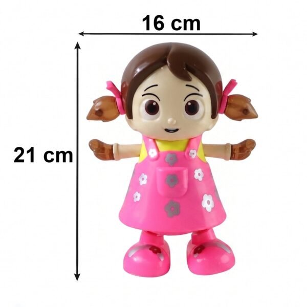 Dancing Girl Musical Light Toy – Kids' Entertaining Rotation and Music