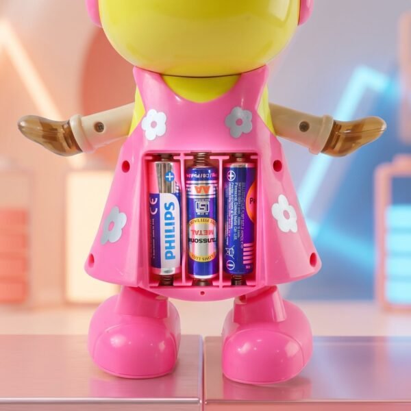 Dancing Girl Musical Light Toy – Kids' Entertaining Rotation and Music