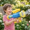 Automatic Bubble Gun – Rechargeable with Colorful Lights for Kids
