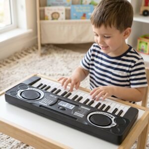 Electronic Musical Keyboard Toy – Multiple Sounds & Rhythms for Kids