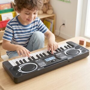 Electronic Musical Keyboard Toy – Multiple Sounds & Rhythms for Kids