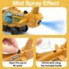 Military Spray Helicopter Toy – Lights, Music & Mist for Kids
