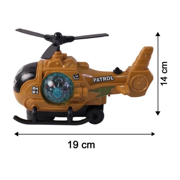 Military Spray Helicopter Toy – Lights, Music & Mist for Kids