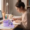 Cute Couple Pen Holder – Adorable Resin Desk Organizer & Showpiece