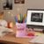 Pen Holder Stand – Decorative Resin Desk Organizer for Home & Office