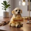 Dog Welcome Figurine – Charmingly Hand-Painted Home Decor