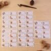 Gift Tag Stickers – Elegant Floral Gold Foil Labels for Gifting