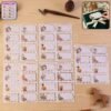 Gift Tag Stickers – Elegant Floral Gold Foil Labels for Gifting