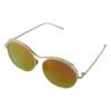 Fashion Sunglasses – Trendy Metal Frame with Mirrored Lenses
