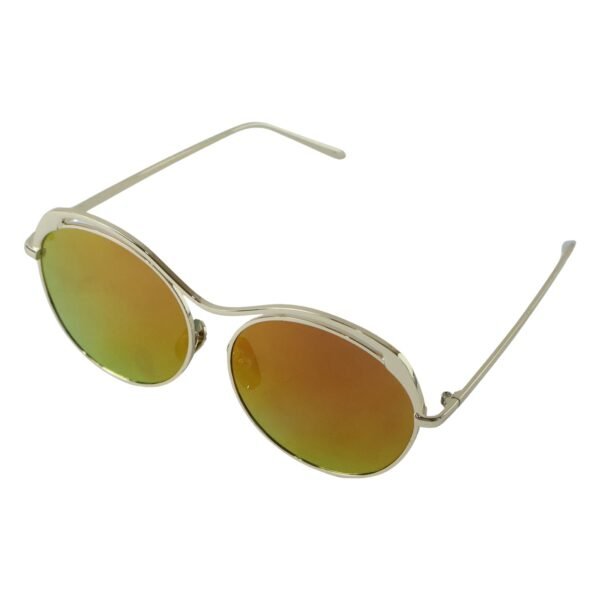 Fashion Sunglasses – Trendy Metal Frame with Mirrored Lenses