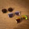 Fashion Sunglasses – Trendy Metal Frame with Mirrored Lenses