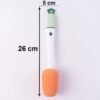 3 in 1 Carrot Bottle Cleaning Brush – Multipurpose Water Bottle Scrubber