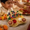 Peacock Shaped Kankavati – Traditional Puja Storage Box