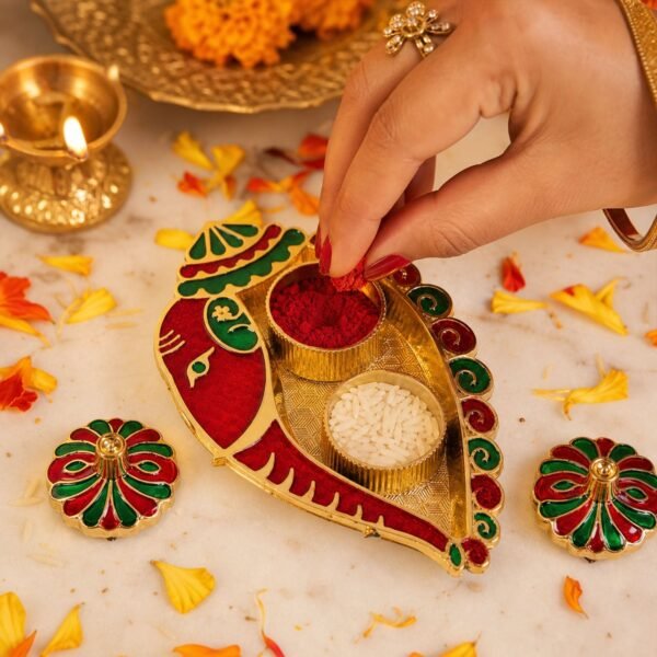 Kankavati Kumkum Holder – Elegant Traditional Puja Accessory