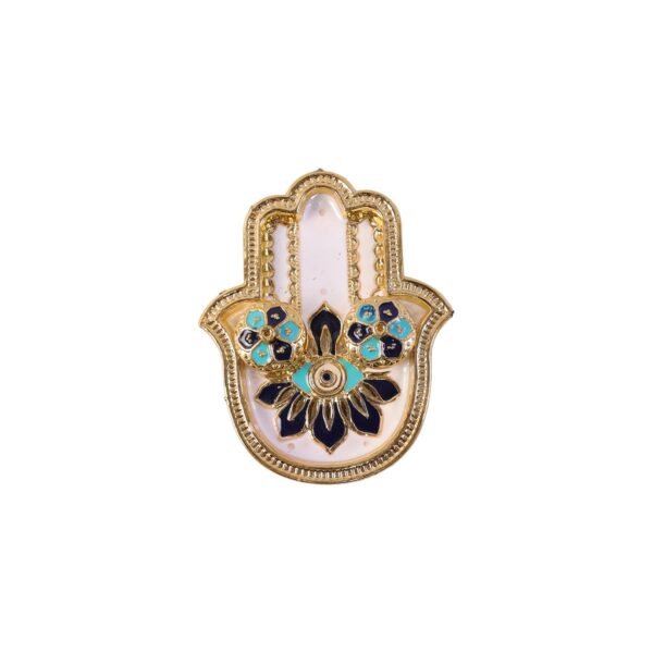 Hand Shaped Kankavati – Elegant Puja Storage with Enamel Work
