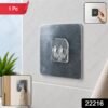 Self-Adhesive Transparent Wall Hook – Damage-Free, Reusable Holder