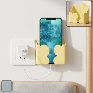 Wall Mount Phone Holder – Self-Adhesive Charging Stand for Convenience