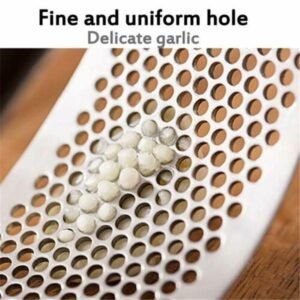 Stainless Steel Garlic Press – Ergonomic & Easy Clean | Quickslice