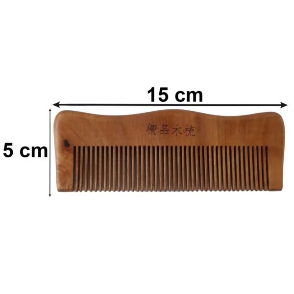 Natural Wooden Hair Comb – Anti Static for Silky, Tangle-Free Hair
