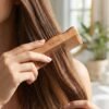 Natural Wooden Hair Comb – Anti Static for Silky, Tangle-Free Hair