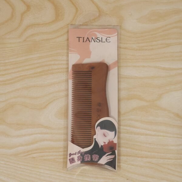 Natural Wooden Hair Comb – Anti Static for Silky, Tangle-Free Hair