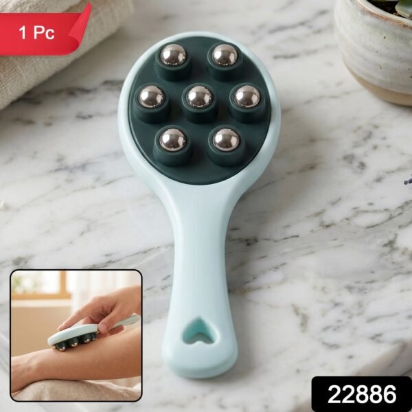Handheld Body Massager – 7 Steel Balls for Muscle Relief