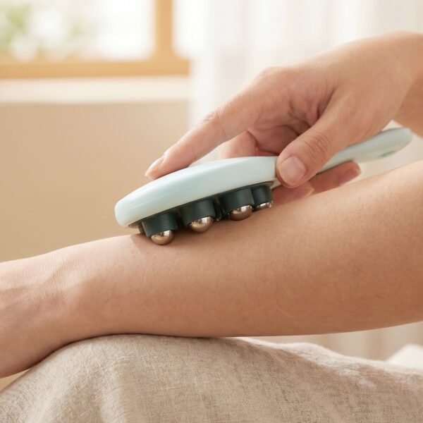 Handheld Body Massager – 7 Steel Balls for Muscle Relief
