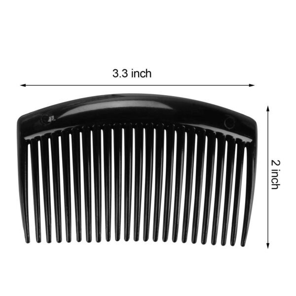 Plastic Hair Styling Side Comb – Firm Grip for Updos & Buns