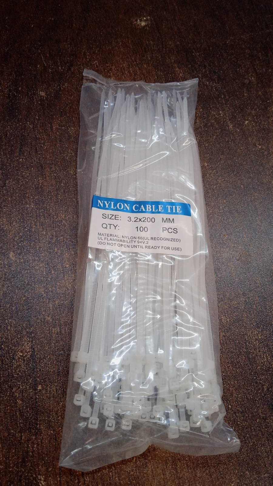 Heavy Duty Cable Ties – 200mm Nylon Zip Ties 100 Pcs | WipeTech