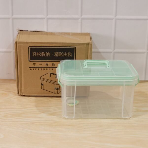 Plastic Medicine Storage Box – Secure Locking & Portable Design