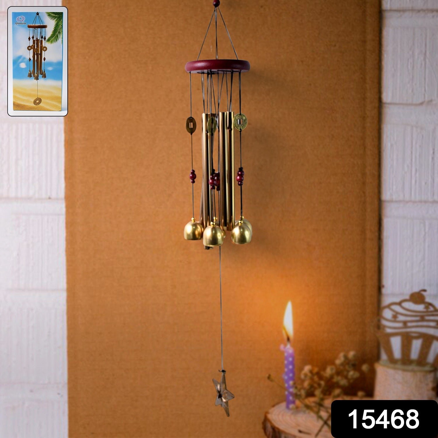 23015468-180Pc-Jummar-Av-Sv Dragonfly Outdoor Wind Chime – Soothing Garden Sound Decor