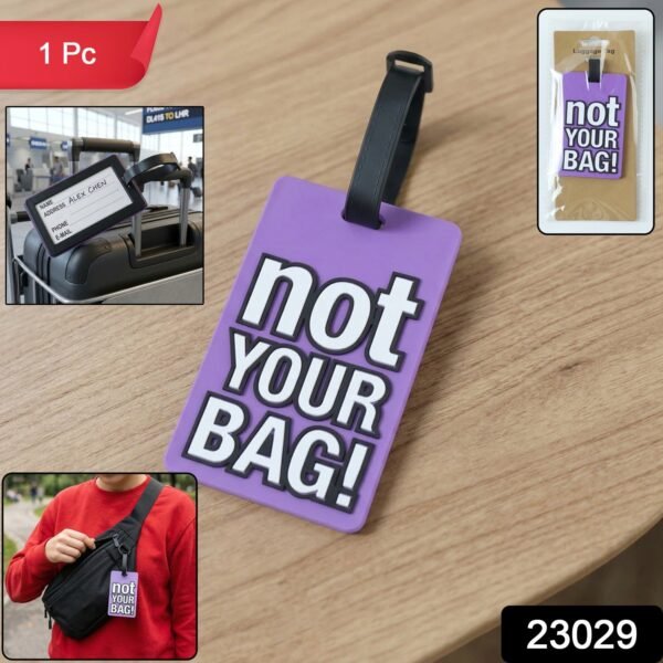Luggage Tag – Bold ‘Not Your Bag’ for Quick Identification