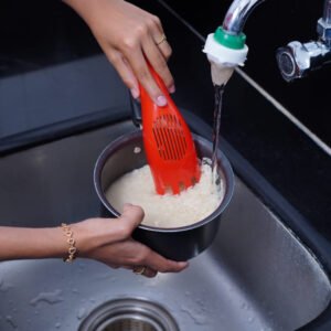 Rice Sieve – Multifunctional Washer & Strainer Spoon | SparkleTidy