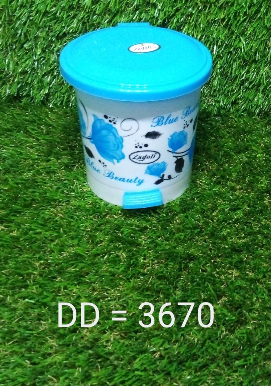 Desk Dustbin – Compact Plastic Pedal Bin for Home & Office | Velvet Wheels