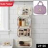 Hanging Travel Toiletry Bag – Multi-Pocket Organizer for Easy Packing