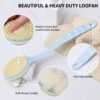 Long Handle Shower Brush – Gentle Exfoliation for Deep Clean