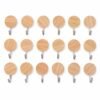 Self-Adhesive Wall Hooks – No Drill, Stylish Wooden Finish
