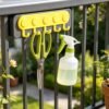 Self-Adhesive Plastic 5-Hook Wall Hanger for Home Storage and Organisation (1 Pc)